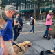 Illustration for article titled Elizabeth Warren, Spider-Man, and a nice duck joined last nights protests